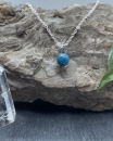 Collier uniperle Apatite