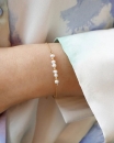 Armband Zoé Süßwasserperlen - 18 Kt vergoldet