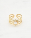Bague Cybélia - Nacre blanche