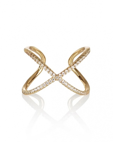 Goldring 18 kt mit Zirkonien